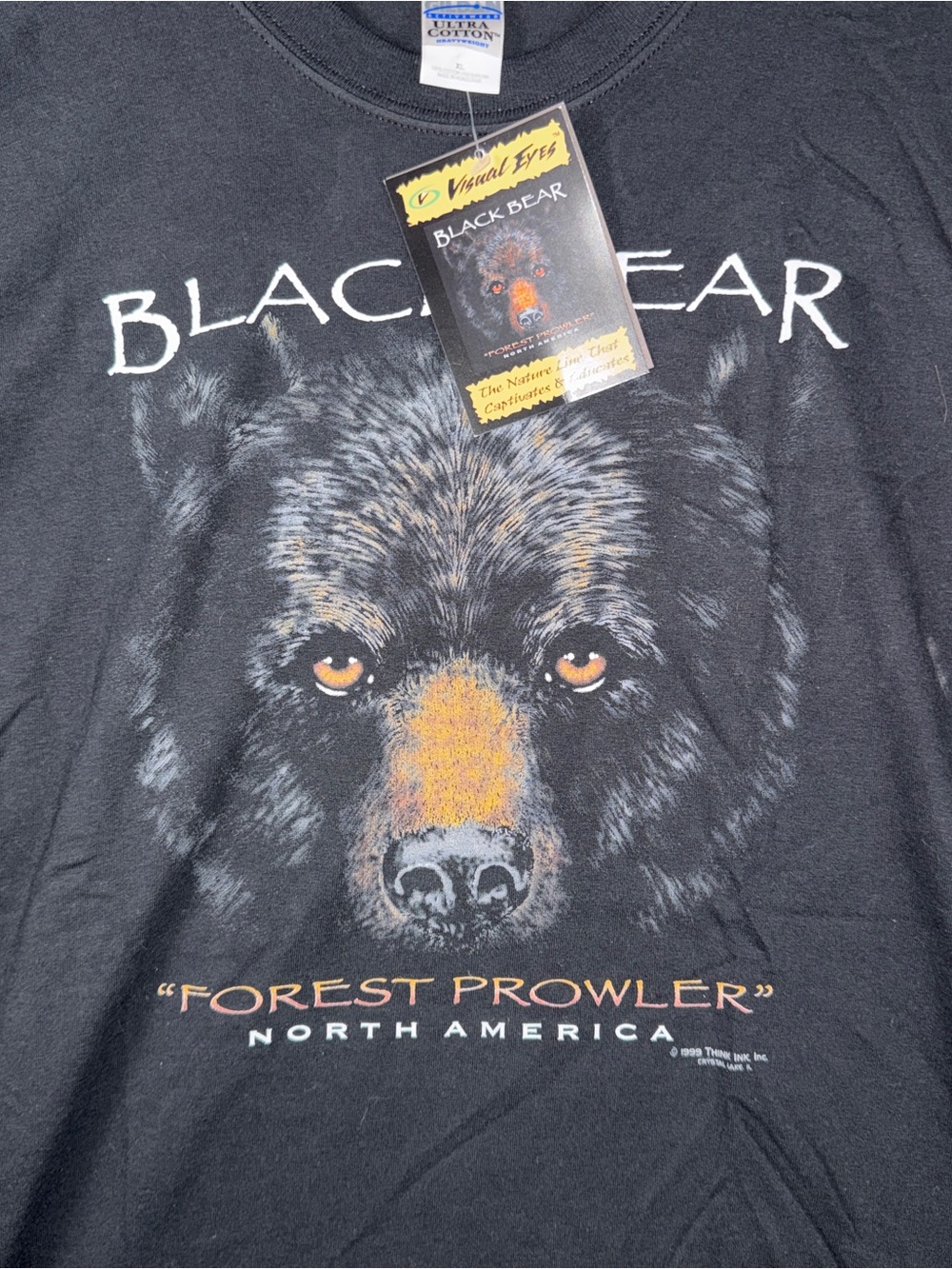 Vintage 1999 Gildan Ultra Cotton Lake Tahoe Black Bear Shirt Mens XL Graphic Tee - Picture 5 of 9
